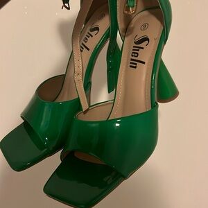 Green SHEIN heels